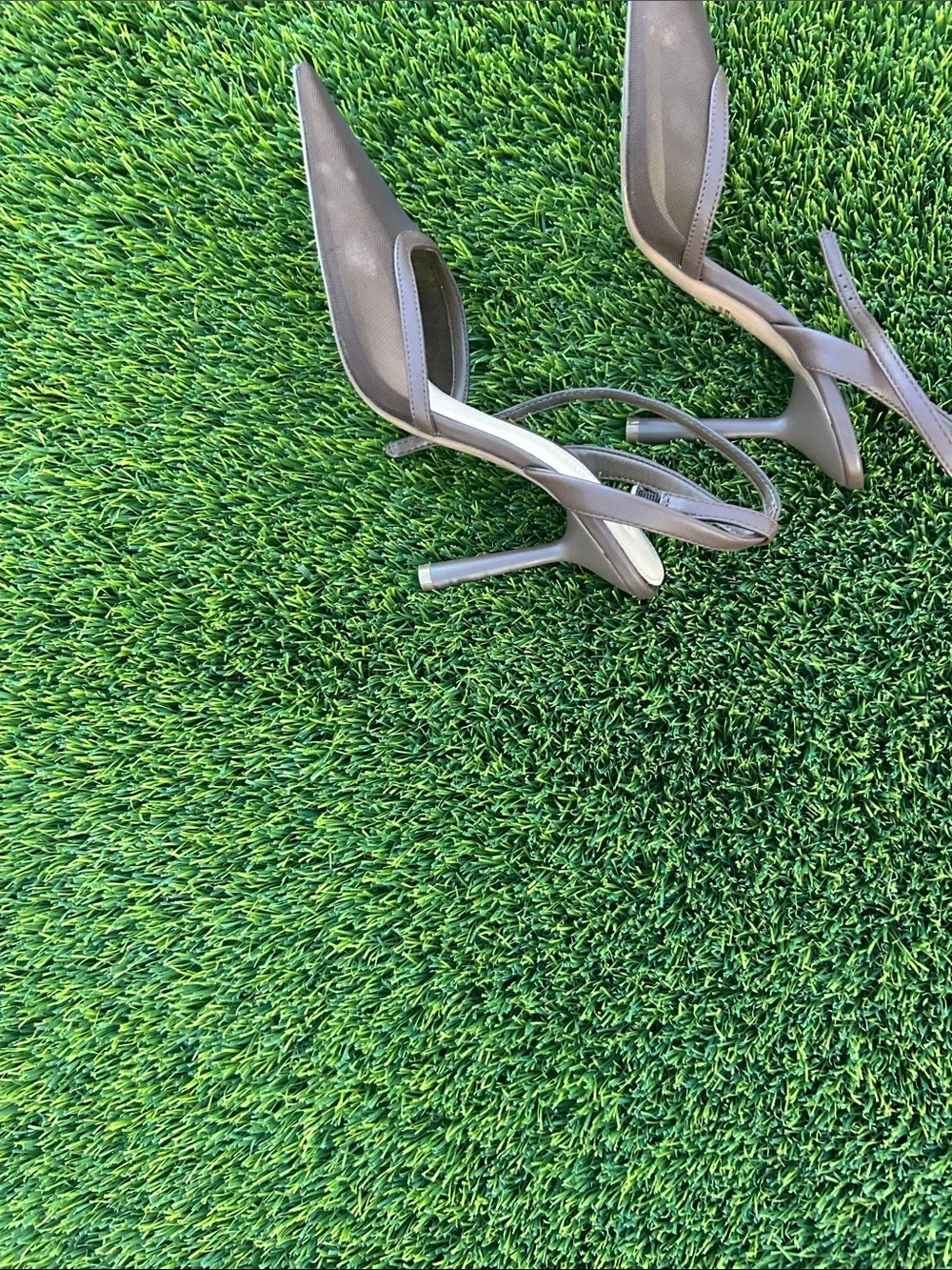 Steve Madden Brown Pointed Toe Slingback Heels